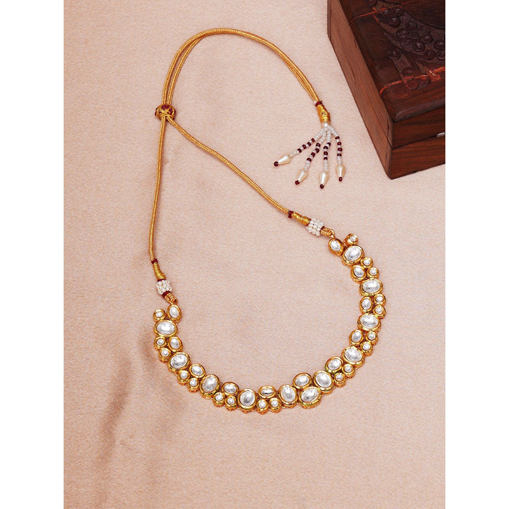 Ruby Raang Studio Kundan Gold Necklace
