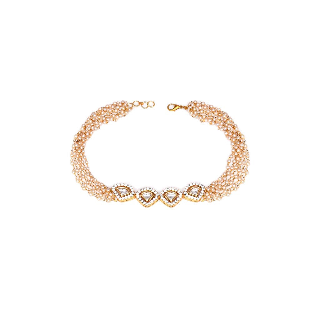 Ruby Raang Studio Kundan and Pearl Neckpiece