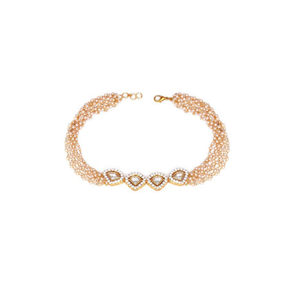 Ruby Raang Studio Kundan and Pearl Neckpiece