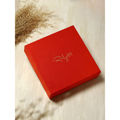 Ruby Raang Studio Gold-Plated Kundan Choker with Earring