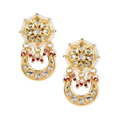 Ruby Raang Studio Gold-Toned Studs Earrings