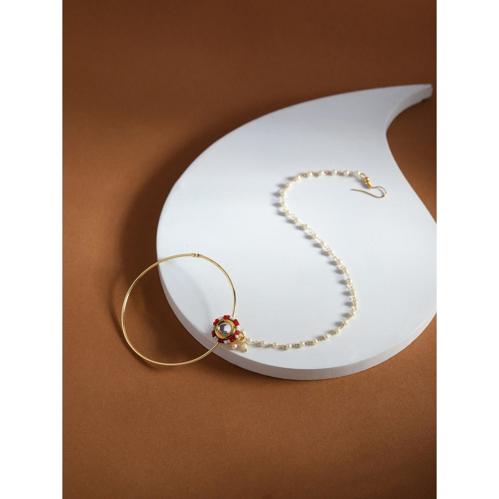 Ruby Raang Studio Beaded Nath