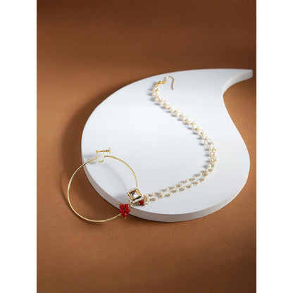 Ruby Raang Studio Beaded Nath