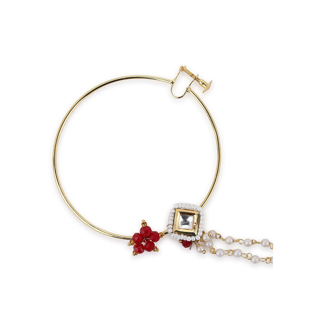 Ruby Raang Studio Beaded Nath