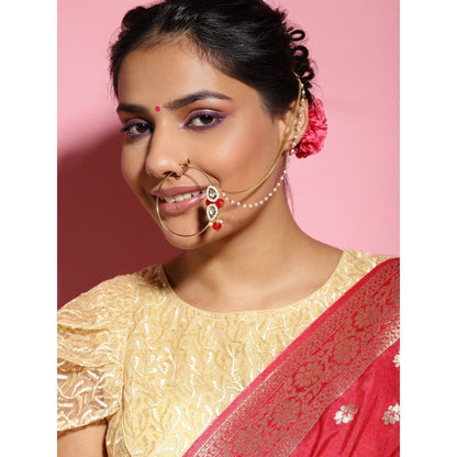 Ruby Raang Studio Beaded Nath