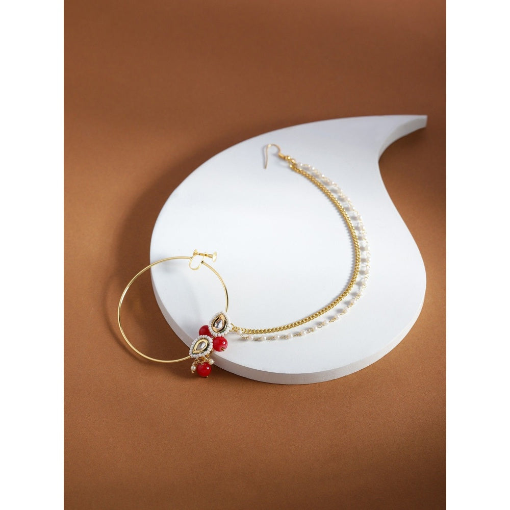 Ruby Raang Studio Beaded Nath