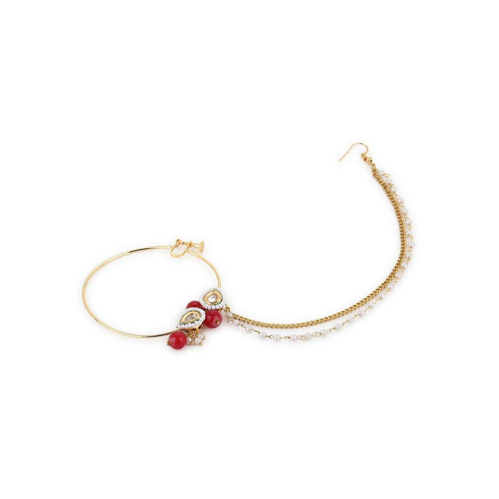 Ruby Raang Studio Beaded Nath