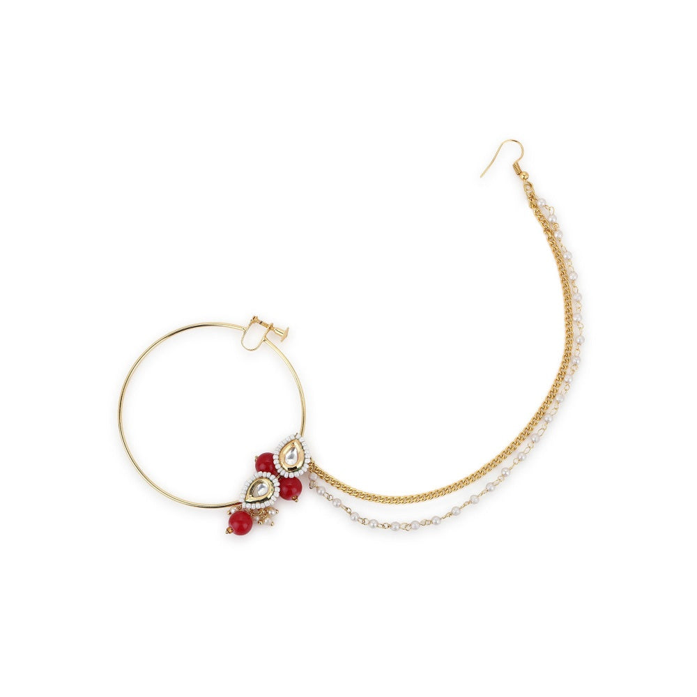 Ruby Raang Studio Beaded Nath