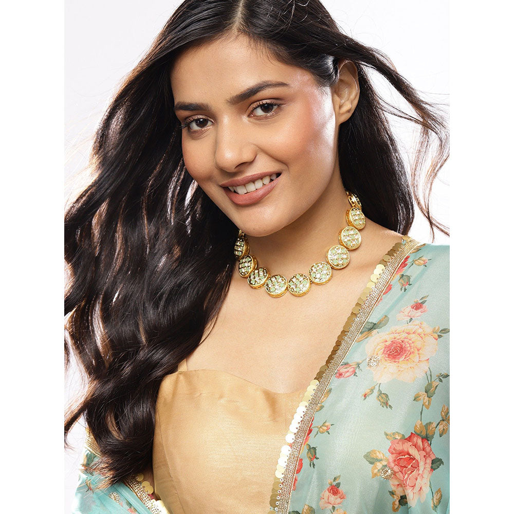 Ruby Raang Studio Kundan Neckpiece