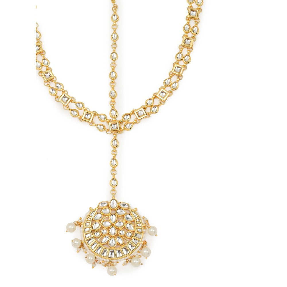 Ruby Raang Studio Kundan Matha Patti