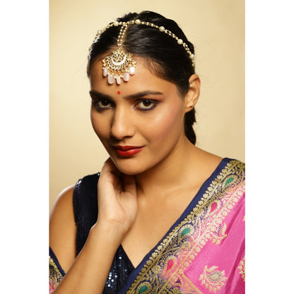 Ruby Raang Studio Kundan Matha Patti