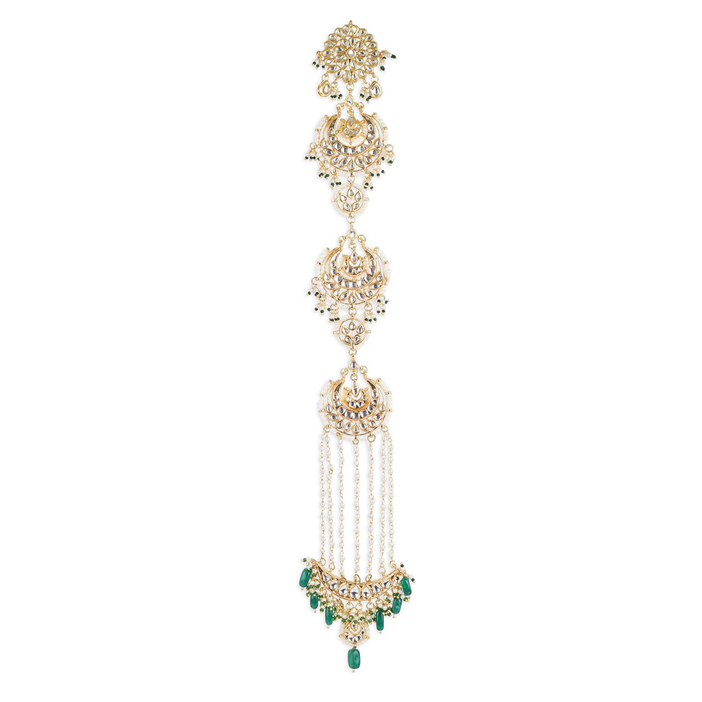 Ruby Raang Studio Kundan Beaded Braid