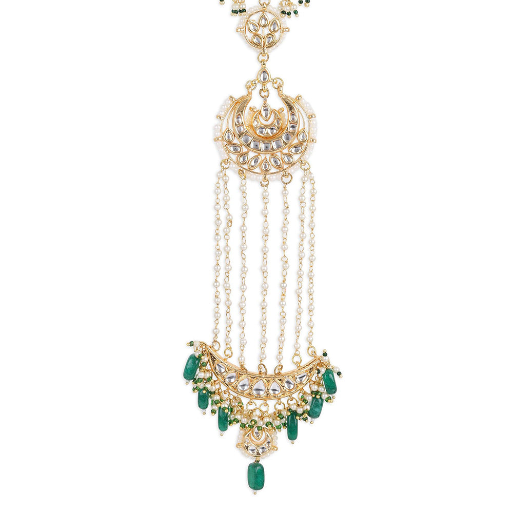 Ruby Raang Studio Kundan Beaded Braid