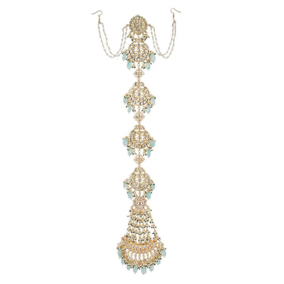 Ruby Raang Studio Kundan Beaded Braid