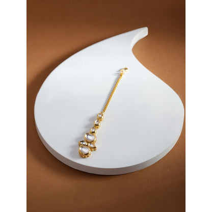 Ruby Raang Studio Kundan Maang Tikka