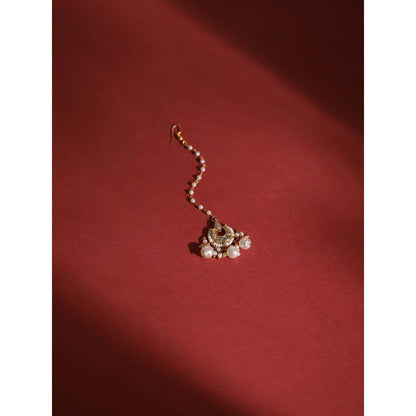 Ruby Raang Studio Kundan Maang Tikka