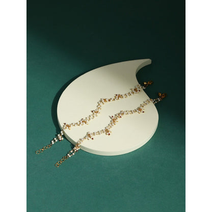 Ruby Raang Studio Pearl Anklets