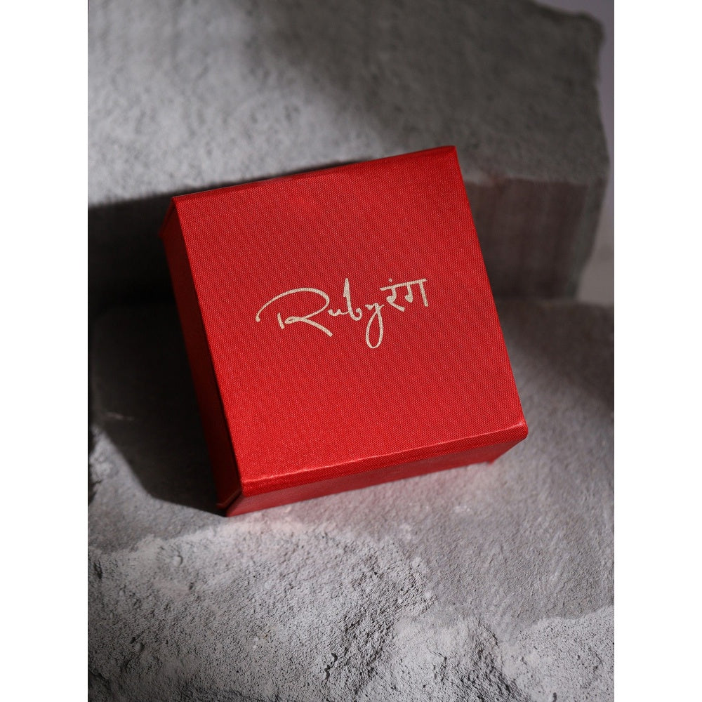 Ruby Raang Studio Kundan Drop Earrings