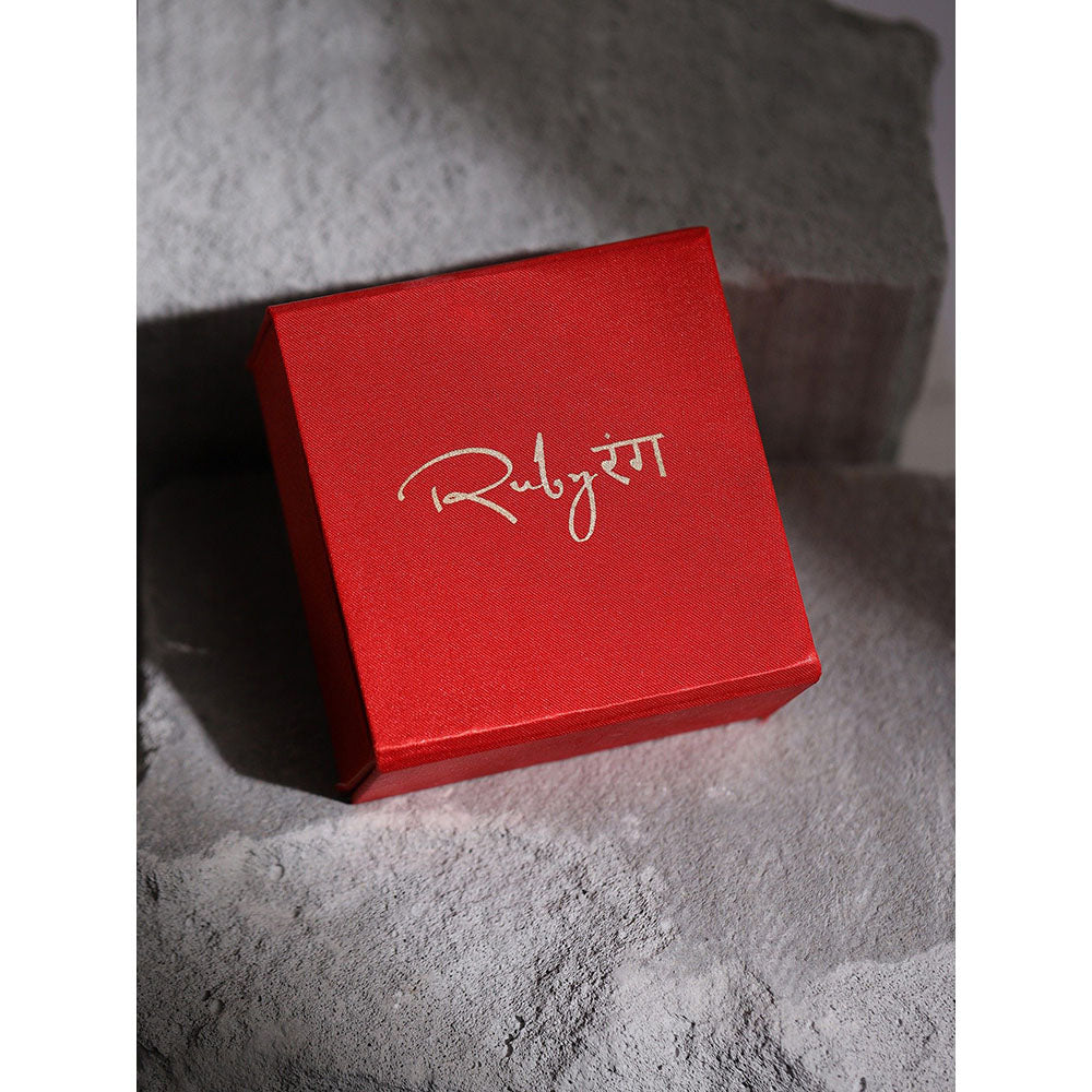 Ruby Raang Studio Kundan Drop Earrings