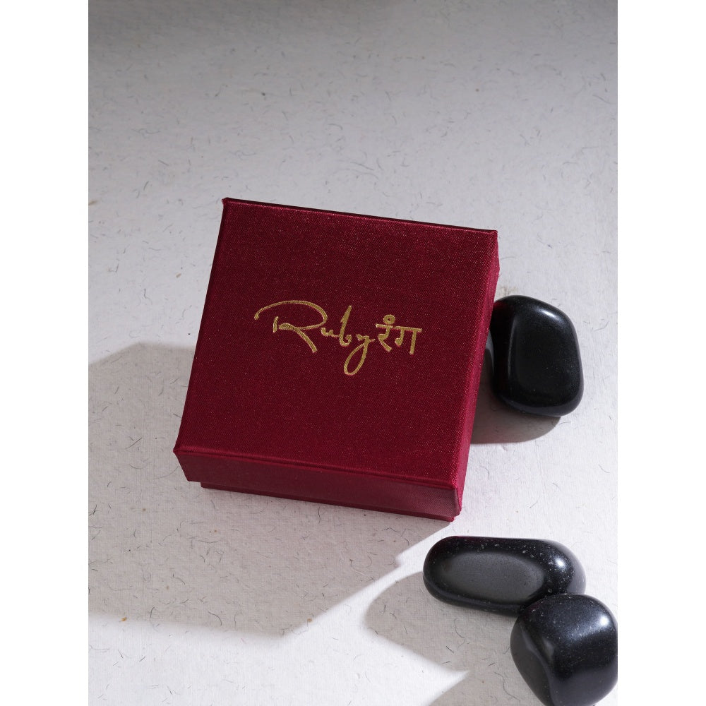 Ruby Raang Studio Light Green Stone Flower Studs