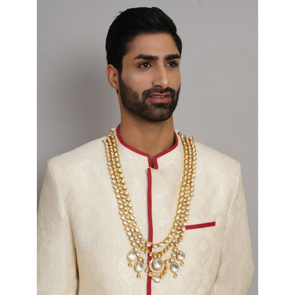 Ruby Raang Studio Kundan Maharaj Layered Necklace