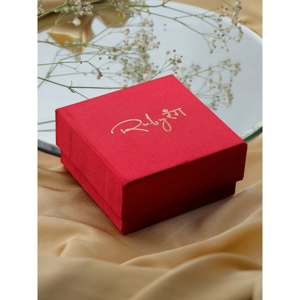 Ruby Raang Studio Golden Earrings