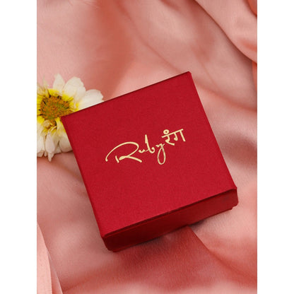 Ruby Raang Studio Jhallar Kundan And Diamond Dangler Earrings