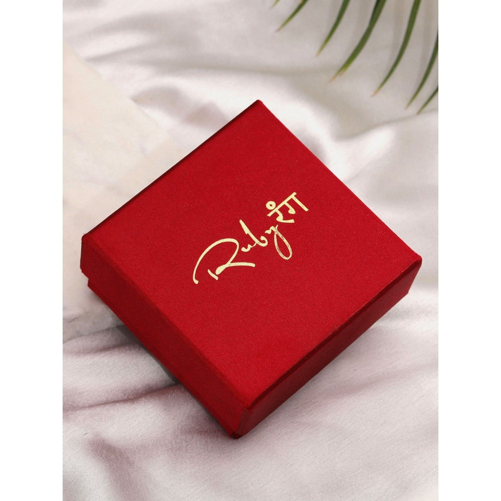 Ruby Raang Studio Kundan And Pearl Studded Bangle