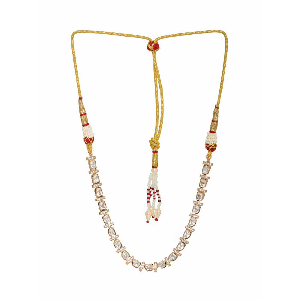Ruby Raang Studio Kundan And American Diamond Necklace