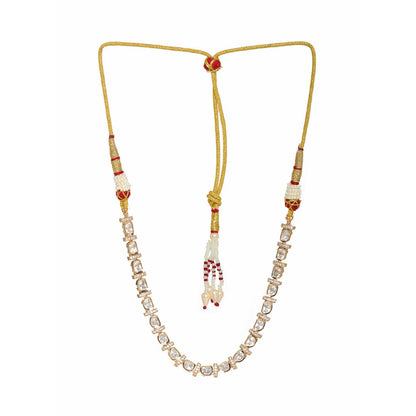 Ruby Raang Studio Kundan And American Diamond Necklace