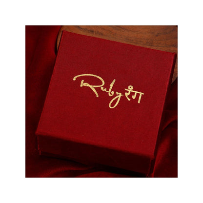 Ruby Raang Studio White Kundan Cocktail Ring