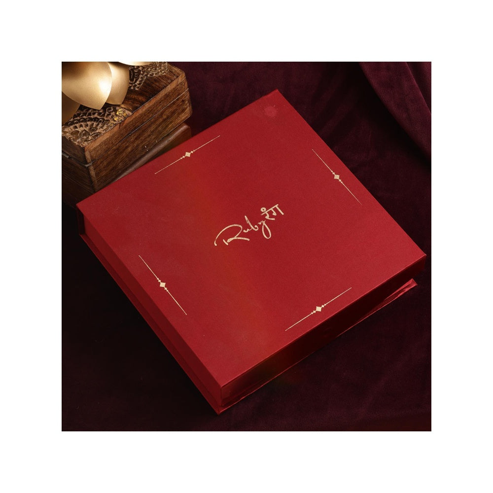 Ruby Raang Studio Kundan and Stone Meenakari Necklace