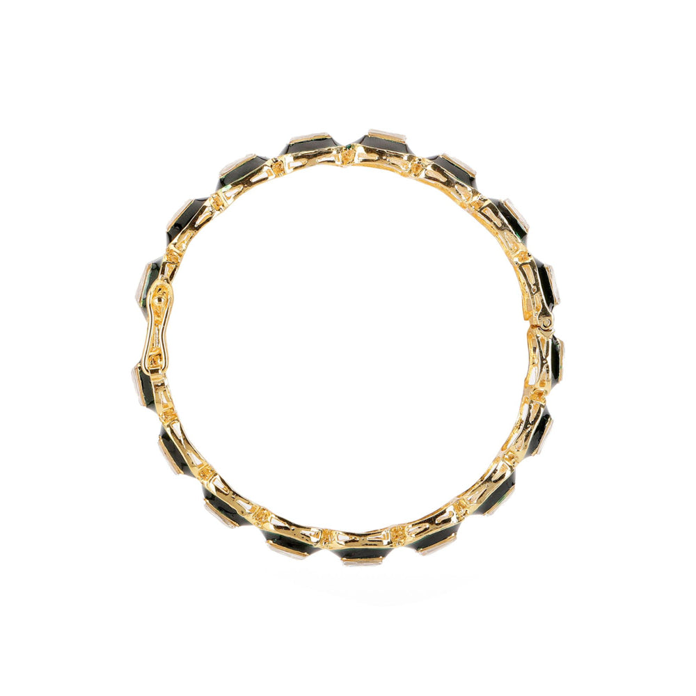 Ruby Raang Studio Kundan and Meenakari Bangle