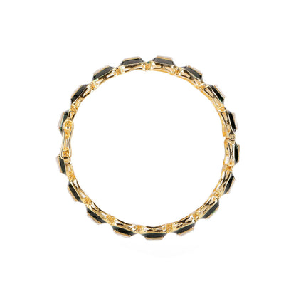 Ruby Raang Studio Kundan and Meenakari Bangle