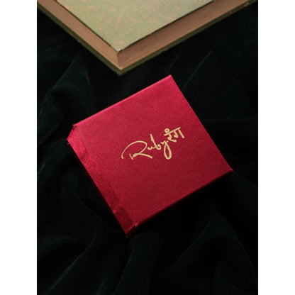 Ruby Raang Studio Apple Multi Stone Brooch