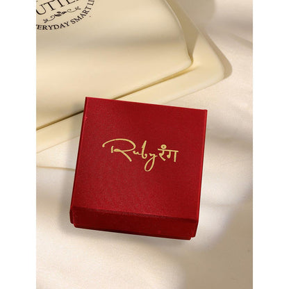 Ruby Raang Studio Gold Toned Kundan Earrings -White