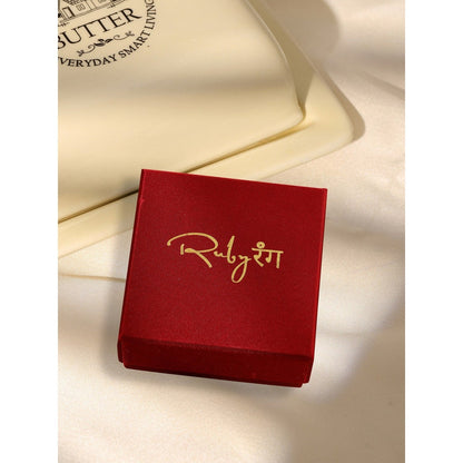 Ruby Raang Studio Women'S Kundan Pearl Earrings -White