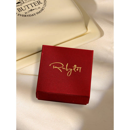 Ruby Raang Studio Women'S Natural Green Stone With Moissanite Diamond Earrings -Multi-Color