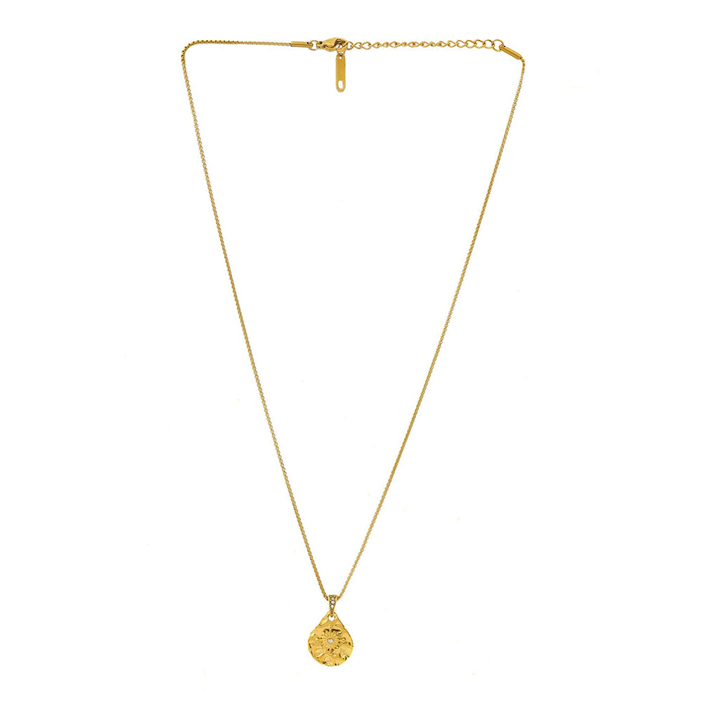 Ruby Raang Studio Gold Plated Necklace -Gold