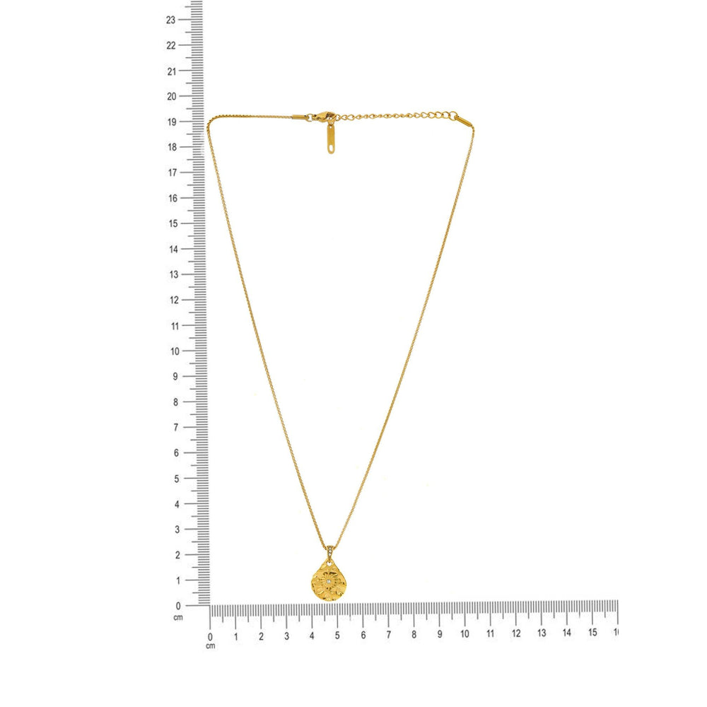 Ruby Raang Studio Gold Plated Necklace -Gold