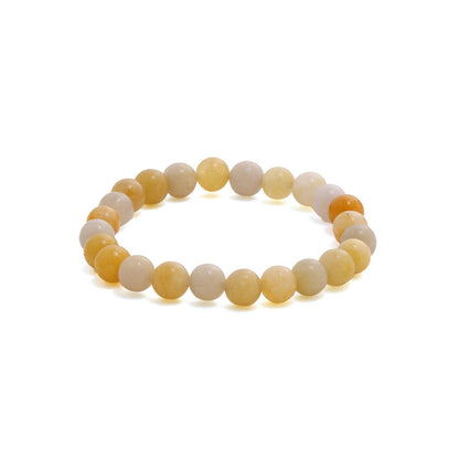 Ruby Raang Studio Yellow Adventuring Crystal Beads Bracelet -Yellow