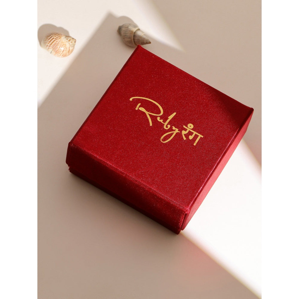 Ruby Raang Studio Multi-Coloured Pastel Shade Crystal Bracelet