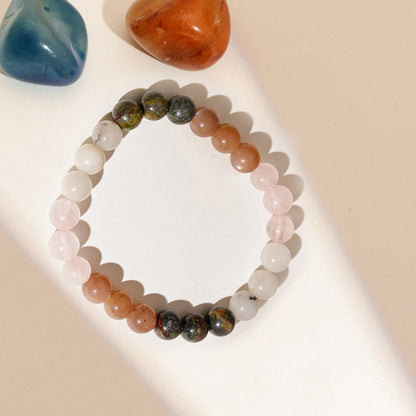 Ruby Raang Studio Multicoloured Beads Bracelet