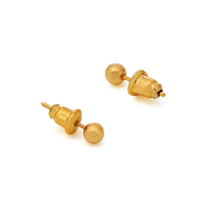 Ruby Raang Studio Gold Brass Gold Plated Statement Pair Of Earrings