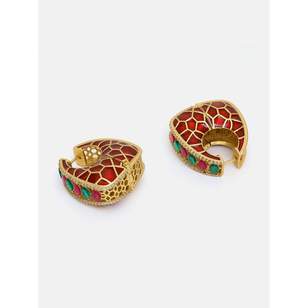 Ruby Raang Studio Multi Hoop Earrings