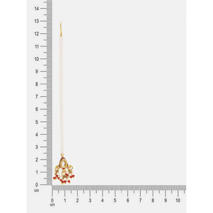 Ruby Raang Studio Kundan Maang Tikka