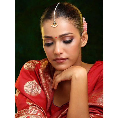 Ruby Raang Studio Kundan Maang Tikka