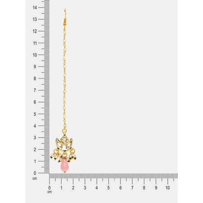 Ruby Raang Studio Kundan Maang Tikka