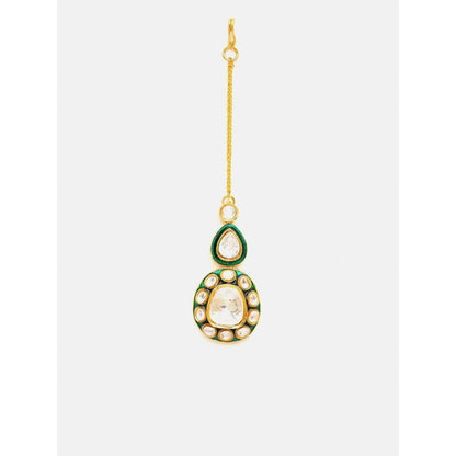 Ruby Raang Studio Kundan Maang Tikka