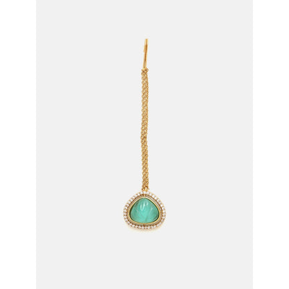 Ruby Raang Studio Stone Kundan Maang Tikka